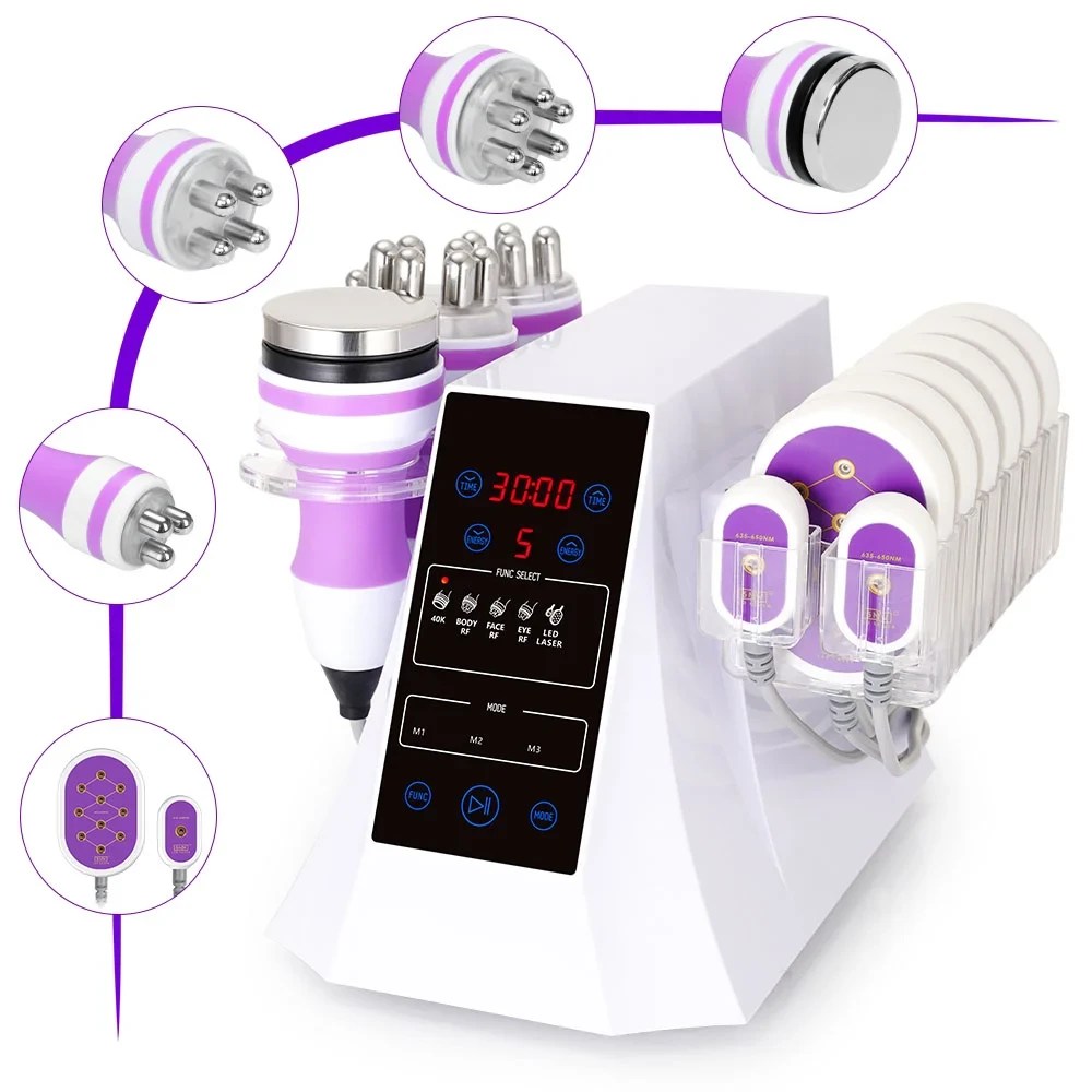 5EN1 UNOISETION® Cavitation Machine RF Vacuum Pour Liposuction PRO
